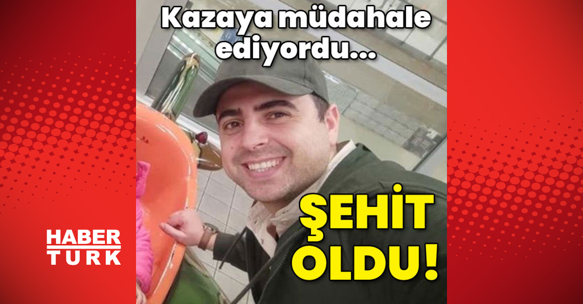 KAHREDEN HABER | Ankara’da kazaya müdahale ediyordu! 33 yaşındaki Jandarma Astsubay Kıdemli Çavuş Tanju Çolak şehit oldu!