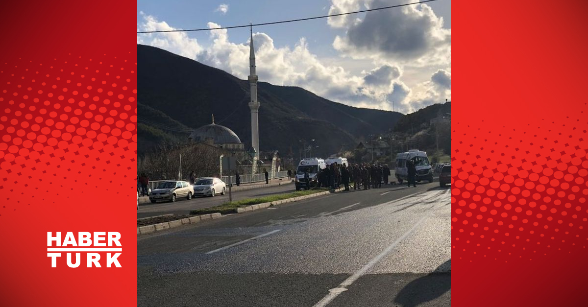 Gümüşhane’de işçi servisi kazası: 1 ölü, 7 yaralı