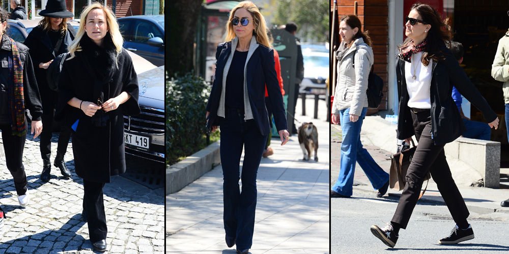 Hanımların cadde turu...