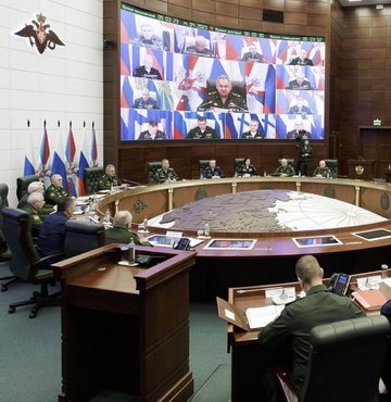 Rusya Savunma Bakanı Şoygu, Rusya Devlet Başkanı Putin