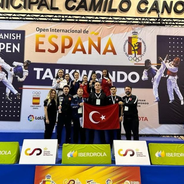 İspanya’da 3’ü altın 5 madalya!