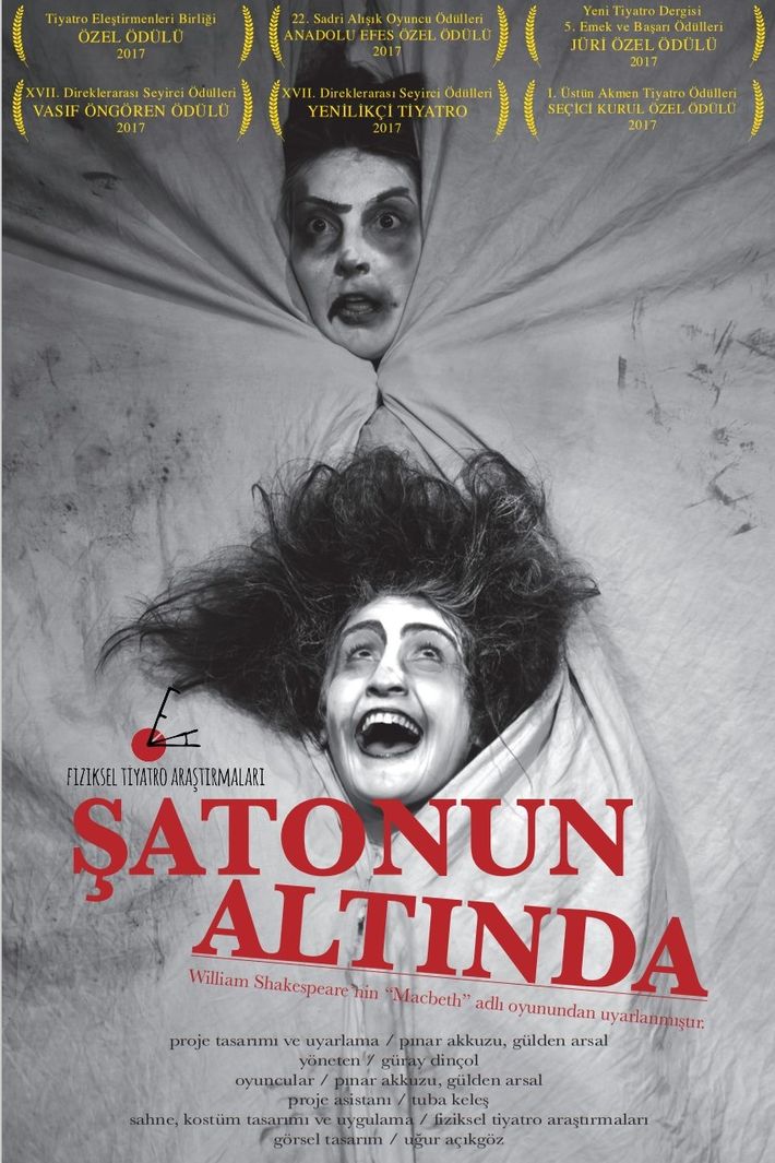 Şatonun Altında oyununun afişi.