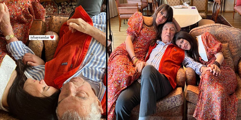 Dedeleriyle bayramı kutladılar!