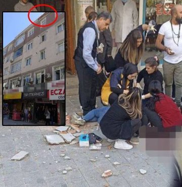 Bakımsızlık yüzünden dökülen binalar tehlike saçmaya devam ediyor. İstanbul