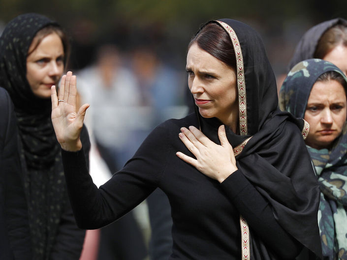 Ardern, Christchurch saldırısı sonrasındaki tavrıyla tüm dünyanın takdirini kazanmıştı. Görsel: Associated Press