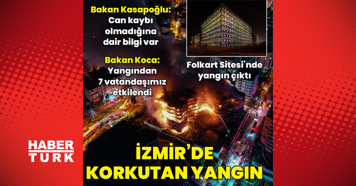 Son dakika: İzmir’de bir sitede çıkan yangına müdahale ediliyor!