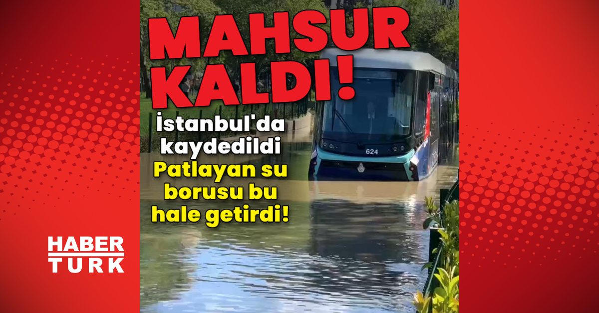 Eyüpsultan’da akılalmaz olay! Yolları su bastı…