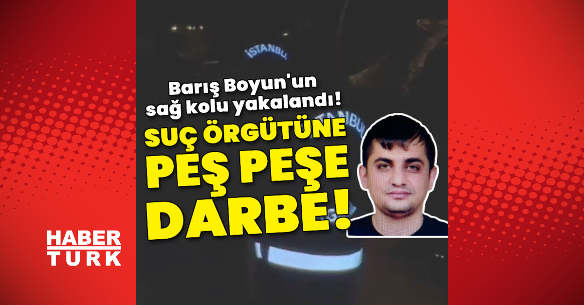 Suç örgütü lideri Barış Boyun’un sağ kolu Kemal Ürün Bolu’da yakalandı!