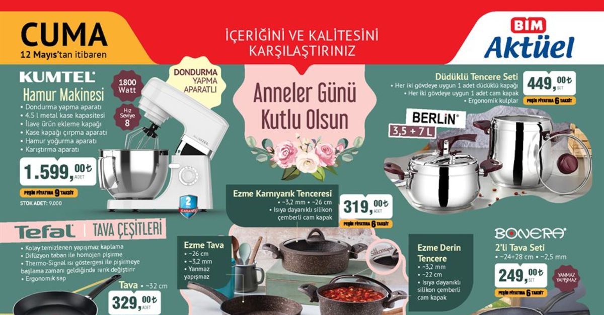 BİM’de Anneler Günü fırsatları!