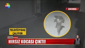 Hırsız kocası çıktı!