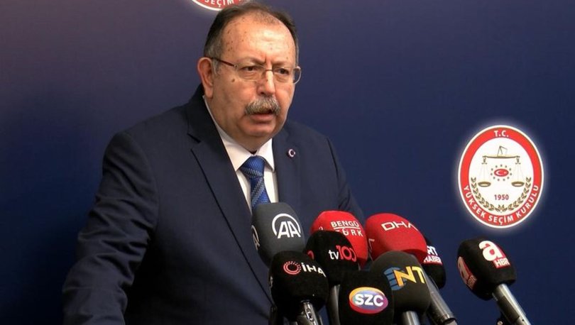Son dakika haberi: YSK Başkanı Yener'den flaş açıklama! - 2023 Seçim  Haberleri