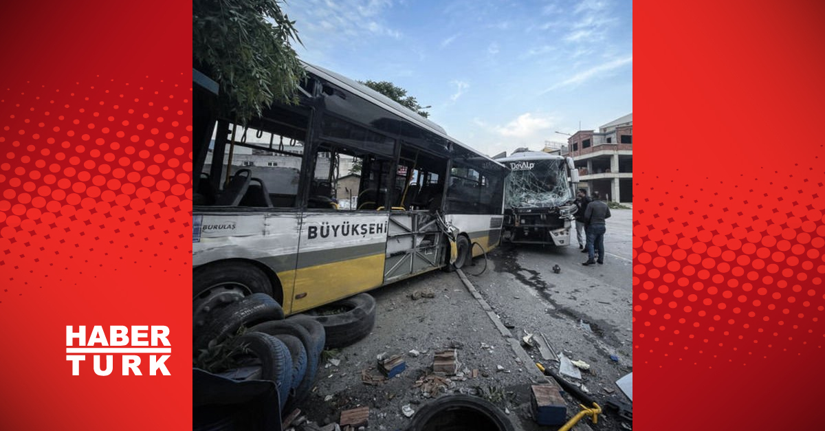 Bursa’da servis aracı ile özel halk otobüsü çarpıştı: 2 yaralı