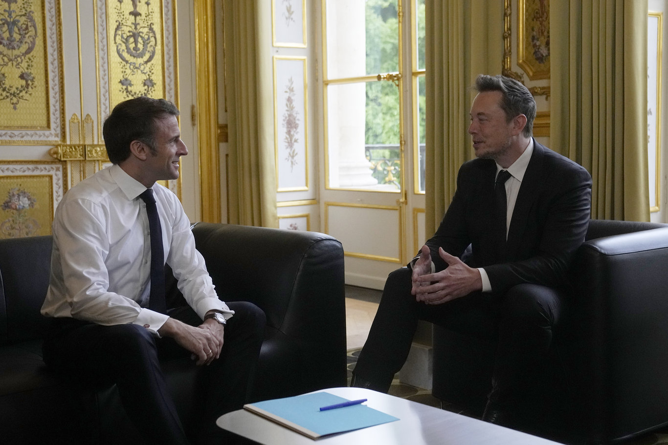 Elon Musk'tan Emmanuel Macron ile görüşmesine ilişkin itiraf: Arabada uyudum