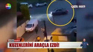 Kuzenlerini araçla ezdi!