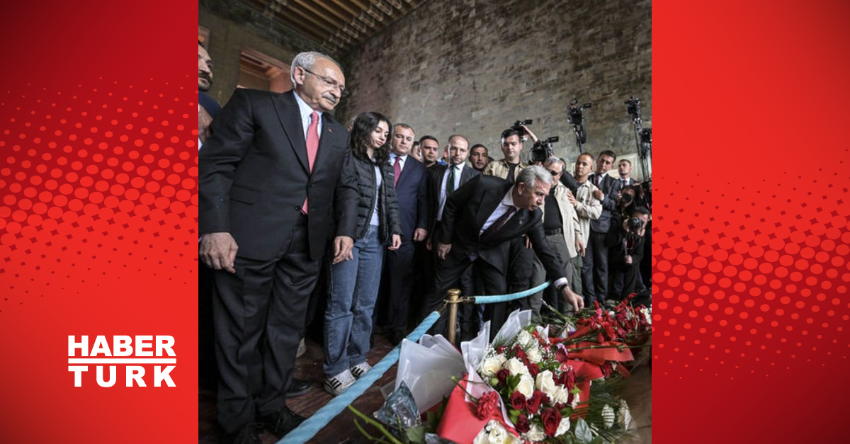 Cumhurbaşkanı adayı Kılıçdaroğlu Anıtkabir’i ziyaret etti