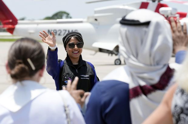 İlk Suudi kadın astronot ISS'ye doğru yola çıktı