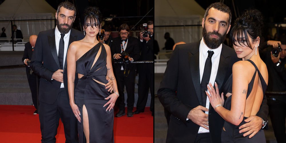 Dua Lipa sevgilisiyle kırmızı halıda