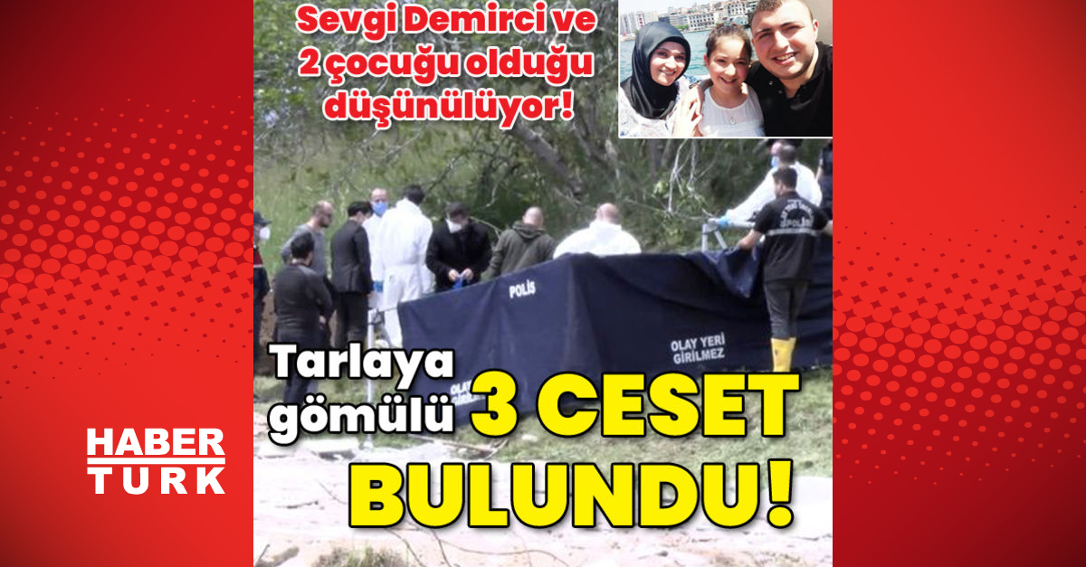 Sevgi Demirci olayında son dakika gelişmesi: Silivri’de tarlaya gömülmüş 3 ceset bulundu!
