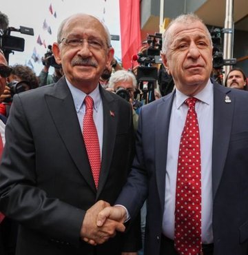 Millet İttifakı Cumhurbaşkanı Adayı Kemal Kılıçdaroğlu ve Zafer Partisi Genel Başkanı Ümit Özdağ