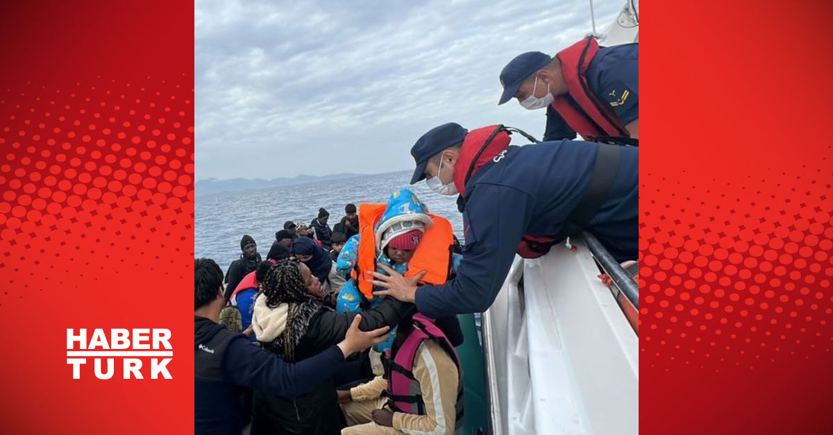 Bodrum açıklarında 30 düzensiz göçmen kurtarıldı