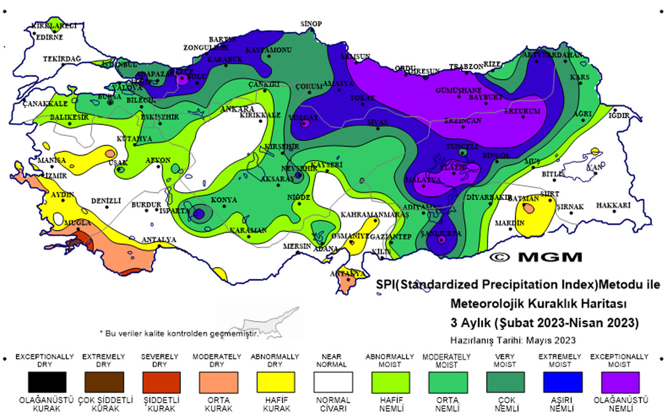 Meteoroloji'den nisan ayı açıklaması: Harita yeşile döndü - Güncel haberler