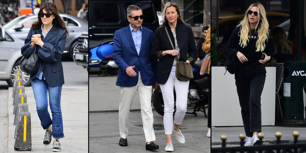 Caddelerde dolaştılar