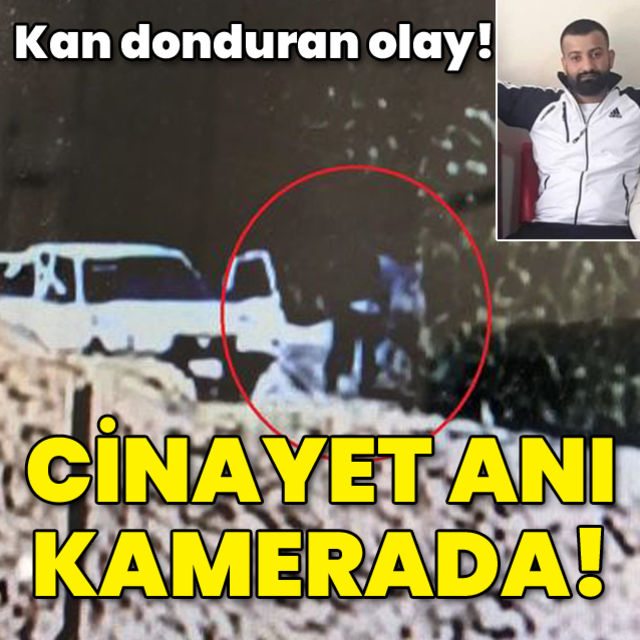 Kan donduran olay! Cinayet anı kamerada!