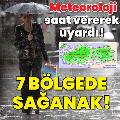 Son dakika haberler: 7 bölge için sağanak yağmur uyarısı! Meteoroloji'den uyarı geldi, hava durumu son dakika