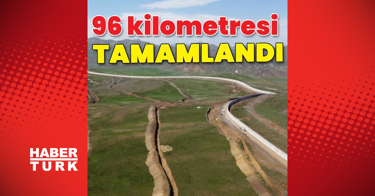 Van-İran sınırındaki duvarın 96 kilometresi bitti