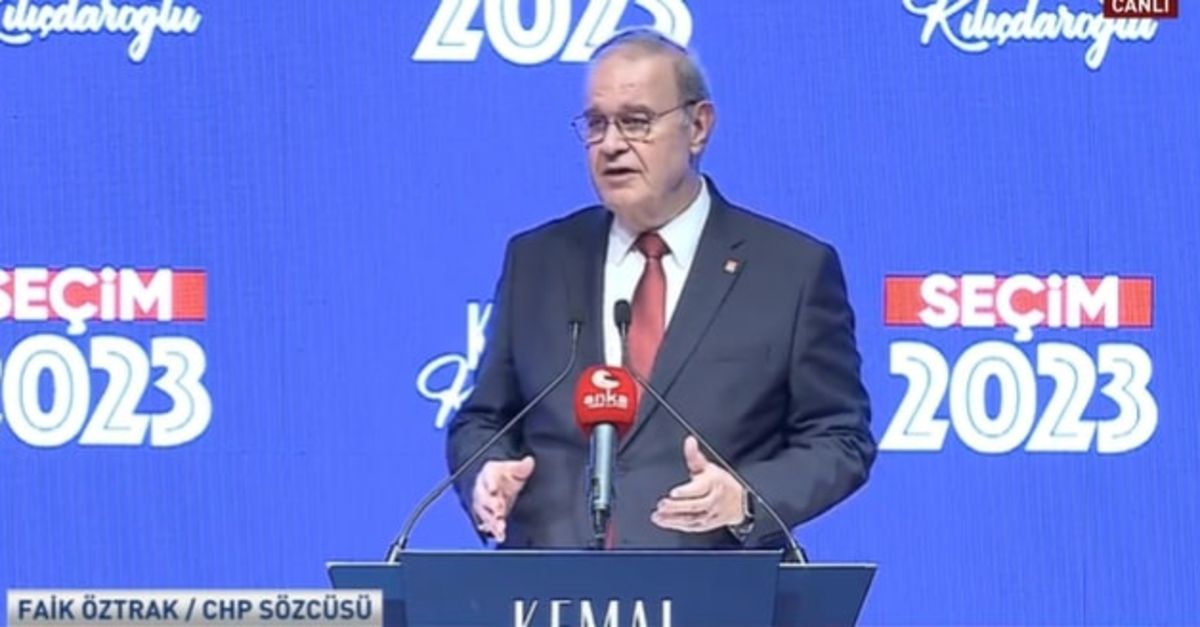 CHP Sözcüsü Öztrak’tan açıklamalar