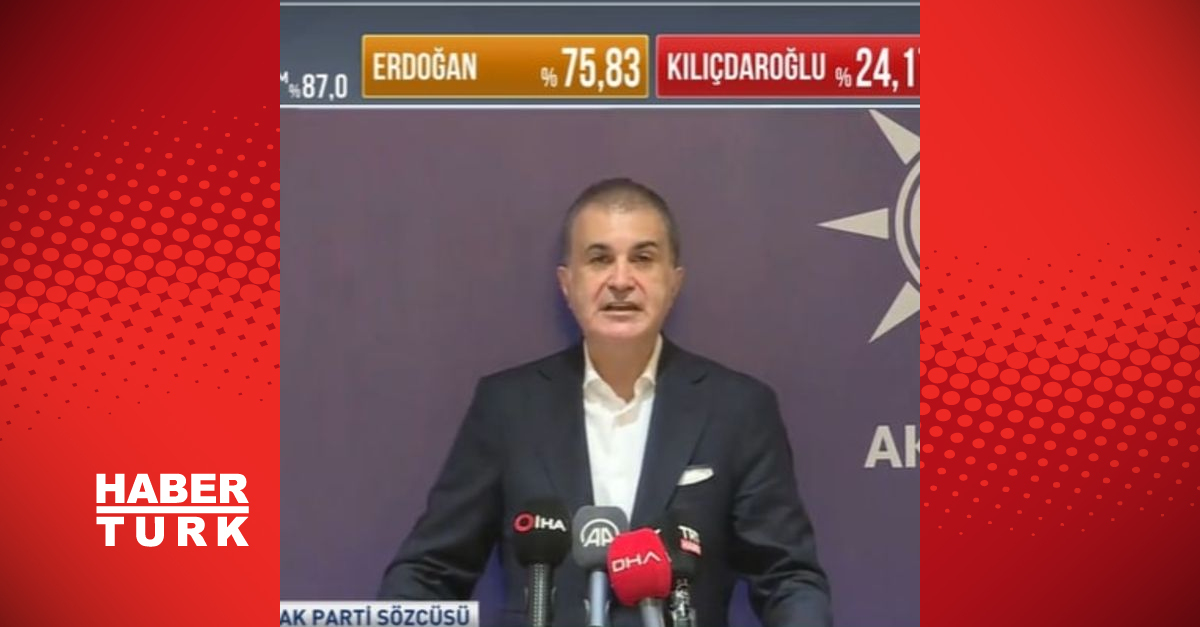 AK Parti Sözcüsü Çelik’ten açıklamalar