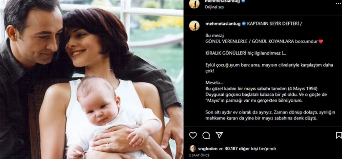 Arzum Onan'dan boşanan Mehmet Aslantuğ'dan itiraf - Son dakika magazin haberleri