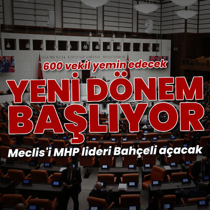 Meclis yarın toplanıyor! Yemin töreni düzenlenecek
