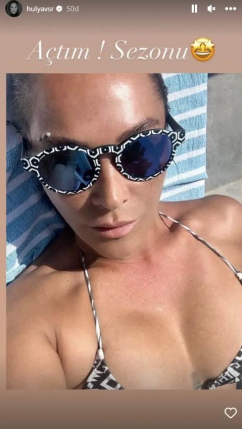 Ünlüler tatilde! Mine Tugay'dan kırmızı bikinili paylaşım - Magazin haberleri