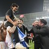 Baba oğul sevindiler!