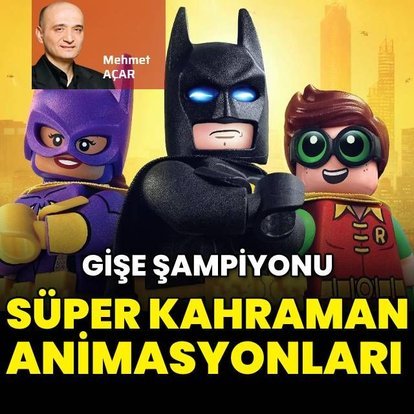 Gişe şampiyonu süper kahraman animasyonları
