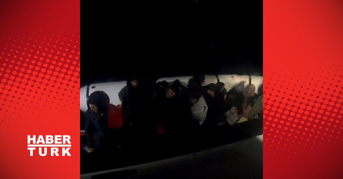 Ayvalık açıklarında 23 düzensiz göçmen yakalandı