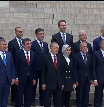 Cumhurbaşkanı Erdoğan ve yeni kabine Anıtkabir