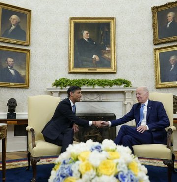 ABD Başkanı Joe Biden, İngiltere Başbakanı Rishi Sunak
