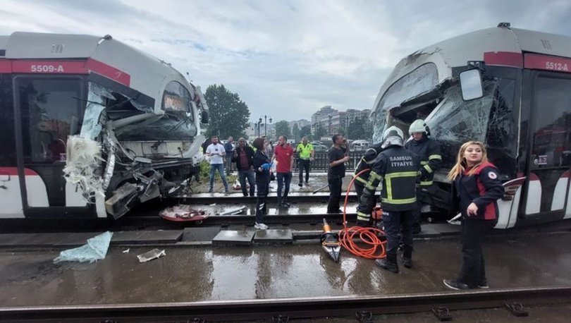 SON DAKİKA: Samsun'da iki tramvay çarpıştı! Çok sayıda yaralı var! - Son Dakika Samsun Haberleri