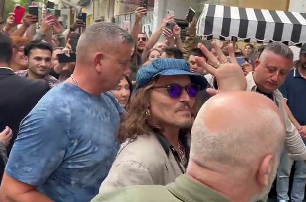 Johnny Depp İstanbul'a geldi