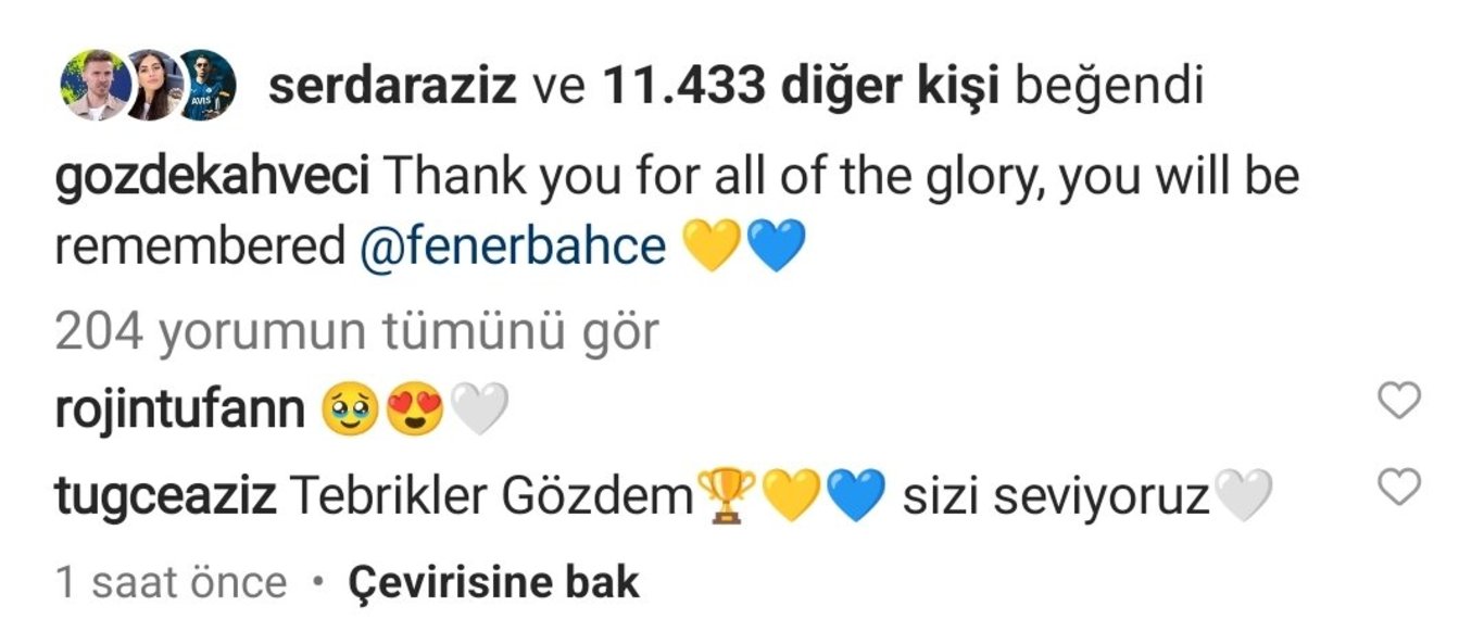 Fenerbahçeli İrfan Can Kahveci ve eşi Gözde Kahveci'den 'veda' gibi paylaşım!
