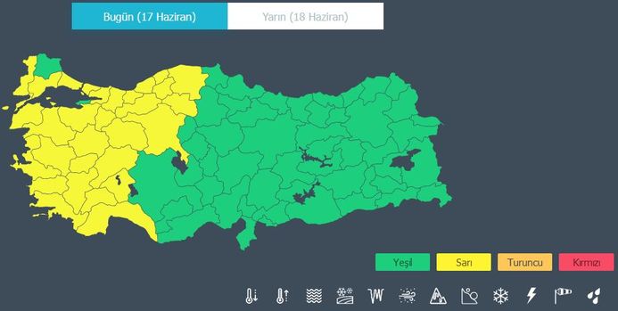 Meteoroloji'den peş peşe uyarı: 29 kent için "sarı" alarm - Resim : 4