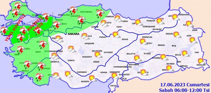 Meteoroloji'den peş peşe uyarı: 29 kent için "sarı" alarm - Resim : 1