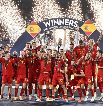 UEFA Uluslar Ligi Finali’nde İspanya, normal süresi ve uzatma dakikaları golsüz sona eren maçta Hırvatistan