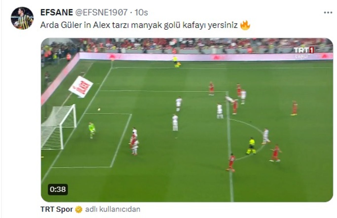 Arda Güler için flaş yorum: Sansasyonel yıldız - Arda Güler'den tarihe geçen gol