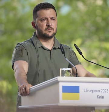 Ukrayna Devlet Başkanı Zelenskiy ilk açıklamasında "Rusya
