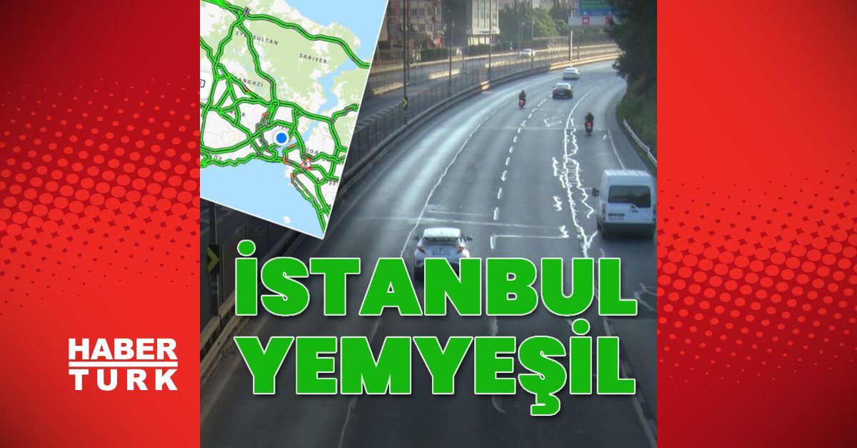 İstanbul’da yollar boş kaldı, tatilciler sevinçten havalara uçtu!