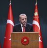 Cumhurbaşkanlığı Kabinesi toplantısının ardından kameraların karşısına geçen Cumhurbaşkanı Recep Tayyip Erdoğan