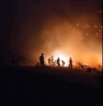 Sıcakların artmasıyla bazı bölgelerde orman yangınları da görülmeye başlandı. Siirt